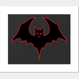 Bat-itude Cartoon Posters and Art